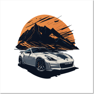 Nissan 370z Classic Car Posters and Art